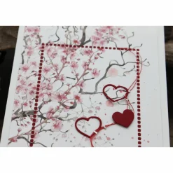 Karte zum Valentinstag oder Grußkarte zum Muttertag