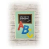 Karte zur Einschulung, Schulstart  --  ABC   HANDMADE
