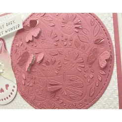 Karte zur Geburt, Babykarte, Glückwunschkarte, Baby ... Handmade Babyschuh Handarbeit