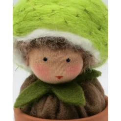 Kastanie im Töpfchen -  Blumenkind - Jahreszeitentisch - Waldorf Art - Herbst - Art.Nr. HE2