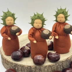 Kastanienjunge - Jahreszeitentisch - Blumenkind - Herbst