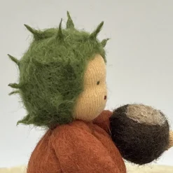 Kastanienjunge - Jahreszeitentisch - Blumenkind - Herbst