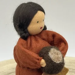 Kastanienmädchen - Jahreszeitentisch - Blumenkind - Herbst