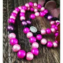 katholischer Rosenkranz, bunt, Farb- und Kreuzauswahl