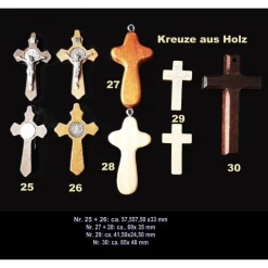 katholischer Rosenkranz, bunt, Farb- und Kreuzauswahl