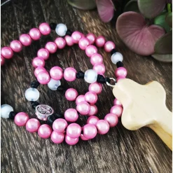 katholischer Rosenkranz, bunt, Farb- und Kreuzauswahl