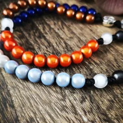 katholischer Rosenkranz, bunt, Farb- und Kreuzauswahl