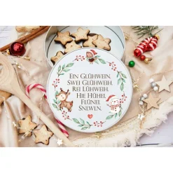 Keksdose personalisiert, Plätzchendose Weihnachten, Personalisierte Keksdose, Geschenk Kinder, Vorratsdose