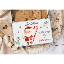 Keksdose personalisiert, Plätzchendose Weihnachten, Personalisierte Keksdose, Geschenk Kinder, Vorratsdose