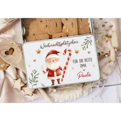 Keksdose personalisiert, Plätzchendose Weihnachten, Personalisierte Keksdose, Geschenk Kinder, Vorratsdose