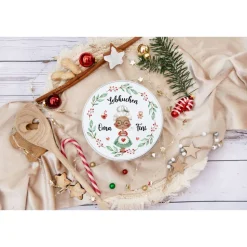 Keksdose personalisiert, Plätzchendose Weihnachten, Personalisierte Keksdose, Geschenk Kinder, Vorratsdose