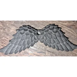 Keraflottfiguren Flügelals Teelichthalter klein in weiß oder schwarz - Pastelltöne möglich