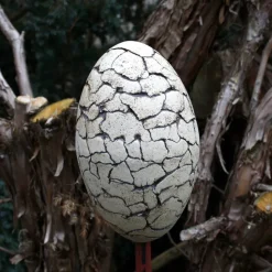 Keramik Keramikei für Ostern Osterei Gartenkeramik für Stab