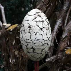 Keramik Keramikei für Ostern Osterei Gartenkeramik für Stab