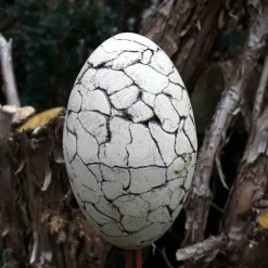 Keramik Keramikei für Ostern Osterei Gartenkeramik für Stab
