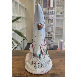 Keramik Windlicht - Weihnachtszauber - Winter - Nicolaus - Beleuchtung -