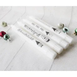 Kerze * Weihnachten * Advent * Mitbringsel * Wichtel * Personalisiert