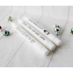 Kerze * Weihnachten * Advent * Mitbringsel * Personalisiert * Deko