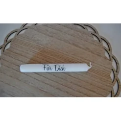 Kerze mit Spruch | Kerze mit Name | Stabkerze | Muttertag | Geschenkidee | Personalisierte Kerze