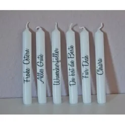 Kerze mit Spruch | Kerze mit Name | Stabkerze | Muttertag | Geschenkidee | Personalisierte Kerze