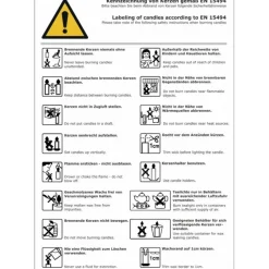 Kerze zu Weihnachten | Weihnachtskerze | Winter | Stabkerze | Geschenk | Tischdeko