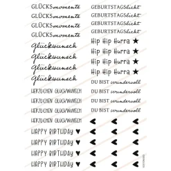 Kerze zum Geburtstag | Geburtstagskerze | Stabkerze | Geschenk | Tischdeko