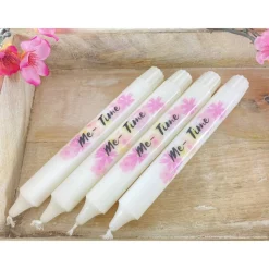 Kerzen beschriftet beste Mama-viel Glück-ME TIME