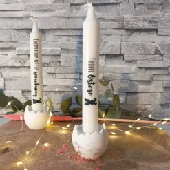 Kerzen Ostern – Handgefertigte Osterkerzen mit Sprüchen & Motiven