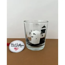 Kerzenglas, Windlicht, Deko, Frohe Ostern, Frühling, Leuchtturm, Heimathafen, Schmetterlinge, Winterzeit,Weihnachte