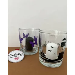 Kerzenglas, Windlicht, Deko, Frohe Ostern, Frühling, Leuchtturm, Heimathafen, Schmetterlinge, Winterzeit,Weihnachte