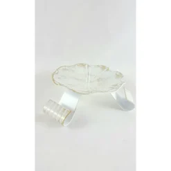 Kerzenhalter für 50-60mm Kerzen, weiß gold