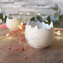 Kerzenhalter Ostern Eierschale – Deko Eierbecher & Eierhalter für festliche Frühlingsdeko