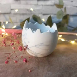 Kerzenhalter Ostern Eierschale – Deko Eierbecher & Eierhalter für festliche Frühlingsdeko