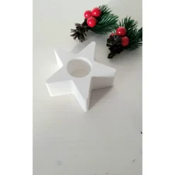 Kerzenhalter Set / Kerzenständer / Raysin Deko / Geschenk zu Weihnachten / Skandi Deko / Weihnachtsdeko schwarz weiß Ker