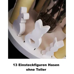 Kerzenkranz, Hasen, Skandi Deko, Auswahl