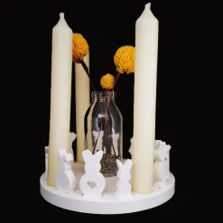 Kerzenkranz, Hasen, Skandi Deko, Auswahl