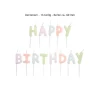 Kerzen-Set Happy Birthday für Geburtstagskuchen