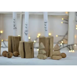 Kerzenständer Krumme Dinger Eiche Unikate