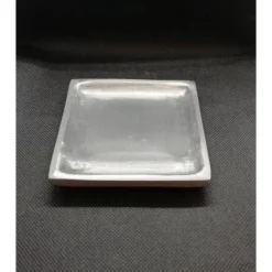 Kerzenteller  silber-matt für Kerzen bis 9 cm