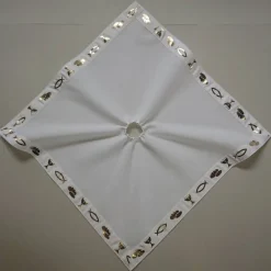 Kerzentuch, Kerzenrock für Kommunionkerze, Taufkerze