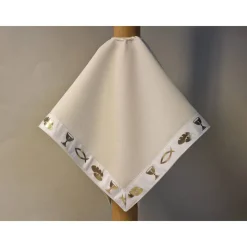 Kerzentuch, Kerzenrock für Kommunionkerze, Taufkerze