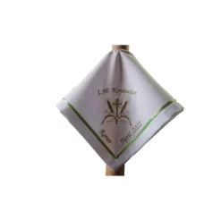 Kerzentuch, Kerzenrock für Kommunionkerze,Taufkerze, personalisiert