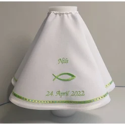 Kerzentuch, Kerzenrock für Kommunionkerze, Taufkerze, personalisiert