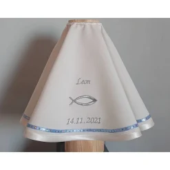 Kerzentuch, Kerzenrock für Kommunionkerze, Taufkerze, personalisiert