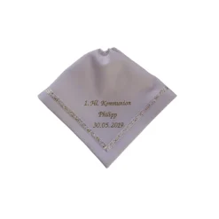 Kerzentuch, Kerzenrock für Kommunionkerze, Taufkerze