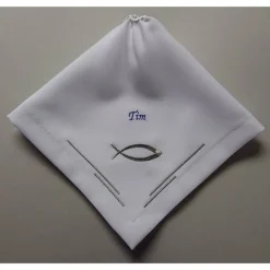 Kerzentuch, Kerzenrock für Kommunionkerze, Taufkerze, personalisiert