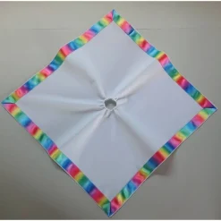 Kerzentuch, Kerzenrock für Kommunionkerze, Taufkerze