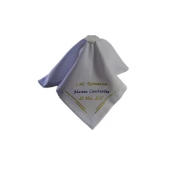 Kerzentuch, Kerzenrock für Kommunionkerze, Taufkerze, personalisiert