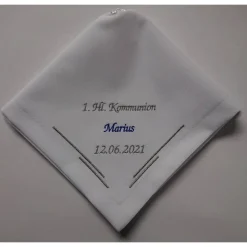 Kerzentuch, Kerzenrock für Kommunionkerze, Taufkerze, personalisiert