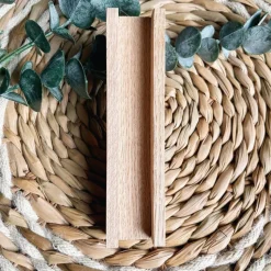 Kerzenverpackung | Holz Rohling für Stabkerzen | Klötzchen Gugelhupf Verpackung